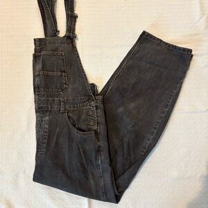 We The Free Black Denim Jumpsuit